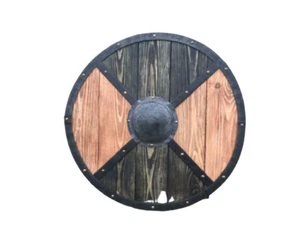 Medieval Viking Armour Shield Fully Functional Medieval wooden Shield For Battle - Picture 1 of 4