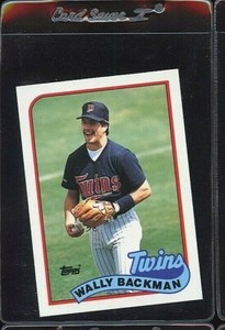 1989 TOPPS TRADED TIFFANY #5T WALLY BACKMAN MINNESOTA TWINS
