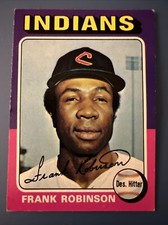 1975 Topps  #580 Frank Robinson NR-MN. See Picture Closely