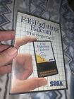 SEGA MASTER SYSTEM SMS F-16 FIGHTING FALCON SEGA CARD w/ MANUAL & Catalog