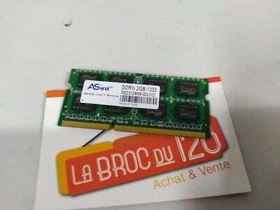 Pc Portable - mémoire 2Go RAM DDR3 RAM DDRIII ASint 2GB-1333 SSZ3128M8-EDJ1D  - Bild 1 von 4