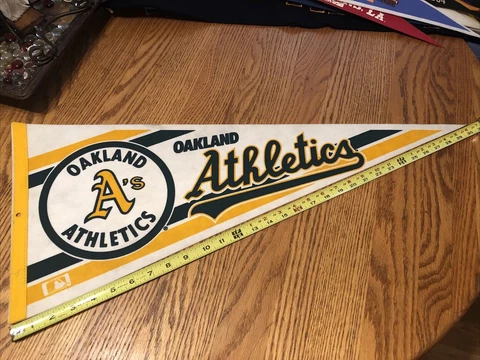 Vintage Oakland Athletics 30x12 Pennant ! Cover