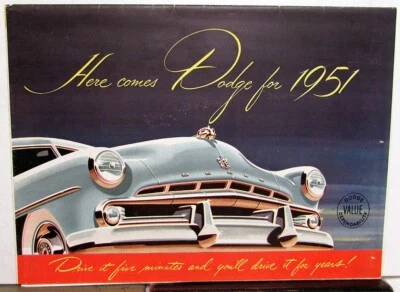 Dodge 1951 concesionario color venta folleto carpeta Coronet Meadowbrook Wayfarer Foto 1 de 4