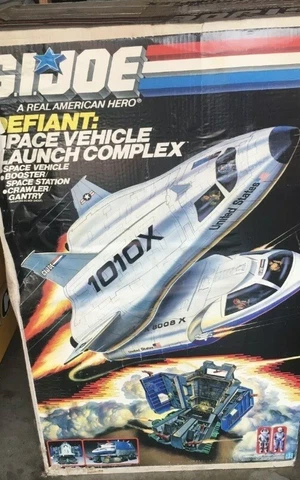 GI Joe Defiant Space Shuttle Complex 1987 In Original Factor Box RARE! Cover