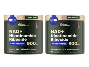 Reus Research NAD+ Supplement Caps for Skin Aging Support, Energy and Focus - Picture 1 of 11