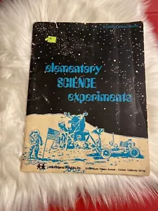 Vintage 70er Jahre Elementarwissenschaft Experimente Arbeitsbuch Schulbuch - Bild 1 von 8