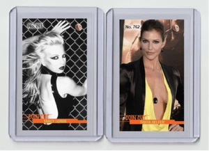 Tricia Helfer rare MH Coin Cut #'d x/3 Tobacco card no. 762 - Picture 1 of 1