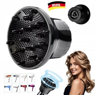 Universal Haar Diffusor Diffusor Föhn Diffuser Föhn Aufsatz Anpassungsfähig NEU - Bild 1 von 4