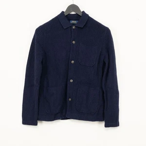 Polo Ralph Lauren Herren Strickjacke Wolle & Baumwolle Navy Größe M - Bild 1 von 7