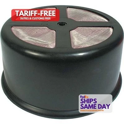 Allstar ALL26042, One Black Plastic Carburetor Hat W/Screen Performance Parts - Image 1 of 4