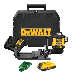 DeWALT 18V Li-ion XR Compact 3 x 360° Green Beam Multiline Laser Combo Kit - Picture 1 of 6