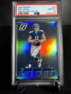 2023 Panini Zenith 1994 Pacific — Уилл Левис (RC) серебристый — Titans — PSA 10 Gem Mt - Изображение 1 из 4