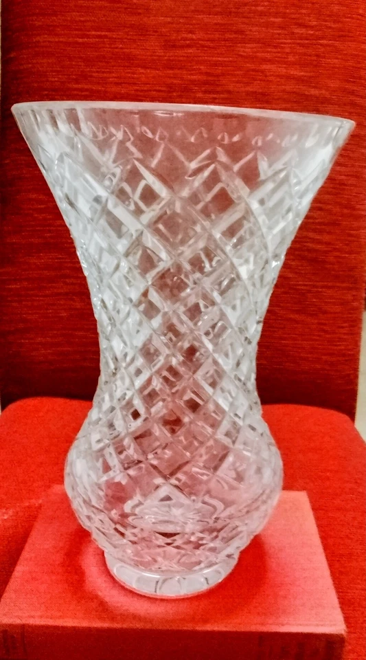 Large Vintage Lead Crystal Vase - image 1 of 4