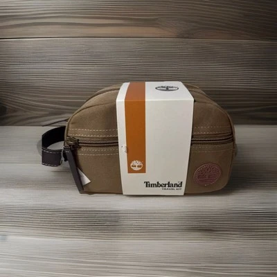 Timberland Core Kit de Viaje de Lona Bolso Organizador Bolso para Hombres Calidad Nuevo con Etiquetas Foto 1 de 4