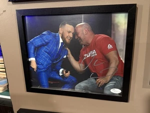 DANA WHITE SIGNED AUTOGRAPH 8X10 PHOTO UFC PRESIDENT MMA Conor McGregor JSA COA - Picture 1 of 2