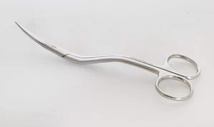 6 Inch Bent Handle Curved Embroidery Scissors---Perfect for Machine Embroidery - Picture 1 of 4