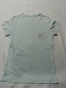 Vineyard Vines - Women's Graphic T-Shirt - Aqua - LOGO - Short Sleeve - XS - EUC - Picture 1 of 3