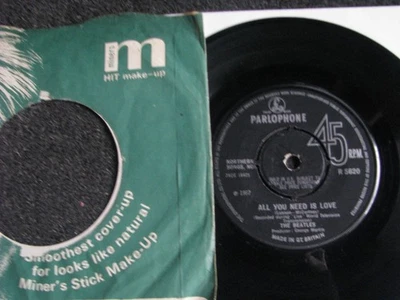 The Beatles-All you need is Love 7" Vinyl-1967 UK-Parlophone Records-R 5620 - Bild 1 von 2