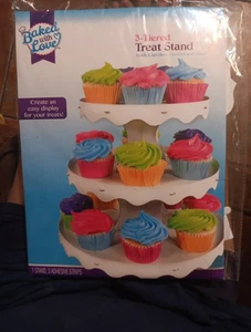 3 Tiered Cake Stand By Baked With Love . - Picture 1 of 2