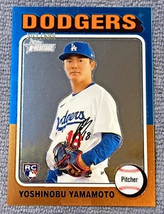 2024 Topps Heritage High Number Yoshinobu Yamamoto RC Chrome /699 Dodgers Rookie - Picture 1 of 5