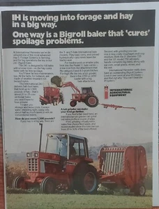 International Harvester Big Roll System Magazin Werbung IH 186 Traktor - Bild 1 von 1