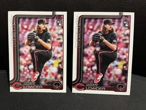 (2) Topps Rhett Lowder RC #205 Rojos 2025 - Imagen 1 de 2