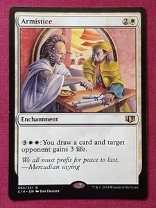 Magic The Gathering COMMANDER 2014 C14 ARMISTICE white card MTG - Picture 1 of 2