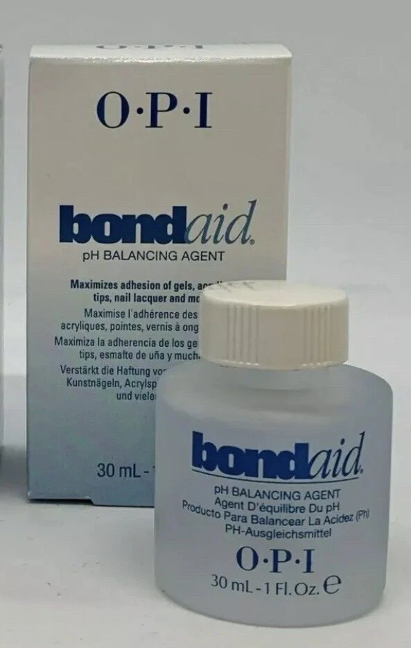 OPI Bond Aid Ph Balancing Agent Nail Primer Liquid .5 Oz Acrylic Preparation