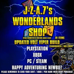 PS/XBOX/PC Tiny Tina's Wonderlands ASCENDIDO ACTUALIZADO VOLTIO VIPER BUILD DIOS *MOXSY* - Imagen 1 de 11