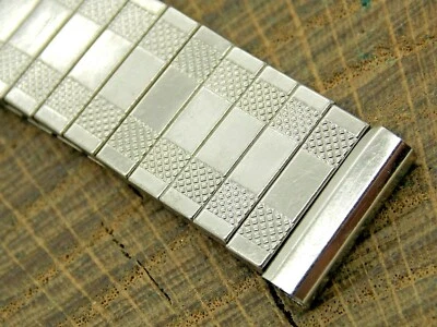 Vintage Flex-Let USA Pre-Owned Stainless Steel Expansion 16mm Men's Watch Band - Image 1 of 4