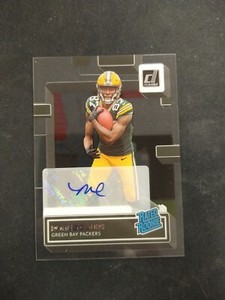 2022 Panini Clearly Donruss Romeo Doubs Rated Rookie Packers RC Auto!