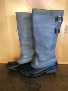 SOREL SLIMPACK TALL II 9 EQUESTRIAN Riding Rain Boot Women EXCELLENT Condition - Picture 1 of 12