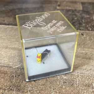 The Bugaboo 1987 Computer Bug Box Block Case Decoration "Open at your own risk" - Picture 1 of 9