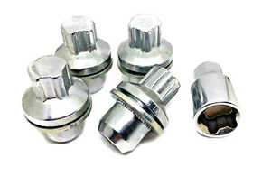 2000-2019 Chrome OE Wheel Locks Lug Nuts Land Range Rover HSE Supercharged Sport - Picture 1 of 3