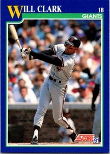 1991 Score #7 Will Clark