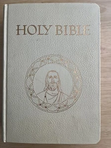 VTG Large Holy Bible Guiding Light Edition King James Version 1956 Illustrated - Picture 1 of 13