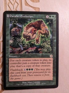 MTG - Parallel Evolution - Torment - Rare - Green - Sorcery - Excellent/NM - Picture 1 of 2
