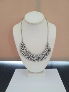 New Premier Designs Jewelry PERFECT DAY 15"-19" Faux Pearls Crystal Necklace - Picture 1 of 6