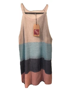 100% Acryl ärmellose Bluse - Größe L - Bild 1 von 4