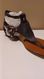 Vince Camuto Adalina cerniera posteriore in pelle nera misura 8,5 - Foto 1 di 4