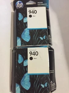 Paquete de 2 cartuchos de tinta originales HP Officejet 940 NEGRO CADUCIDAD 2014 - Imagen 1 de 2