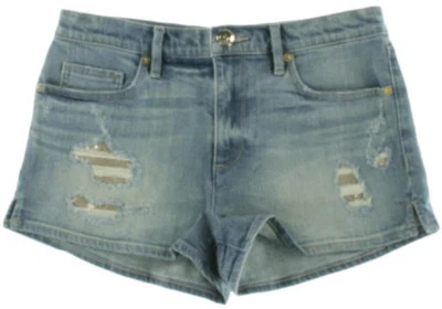 .Juicy Couture Clyde Wash Sequin Patches Denim Size W28 AU10 - Image 1 of 2