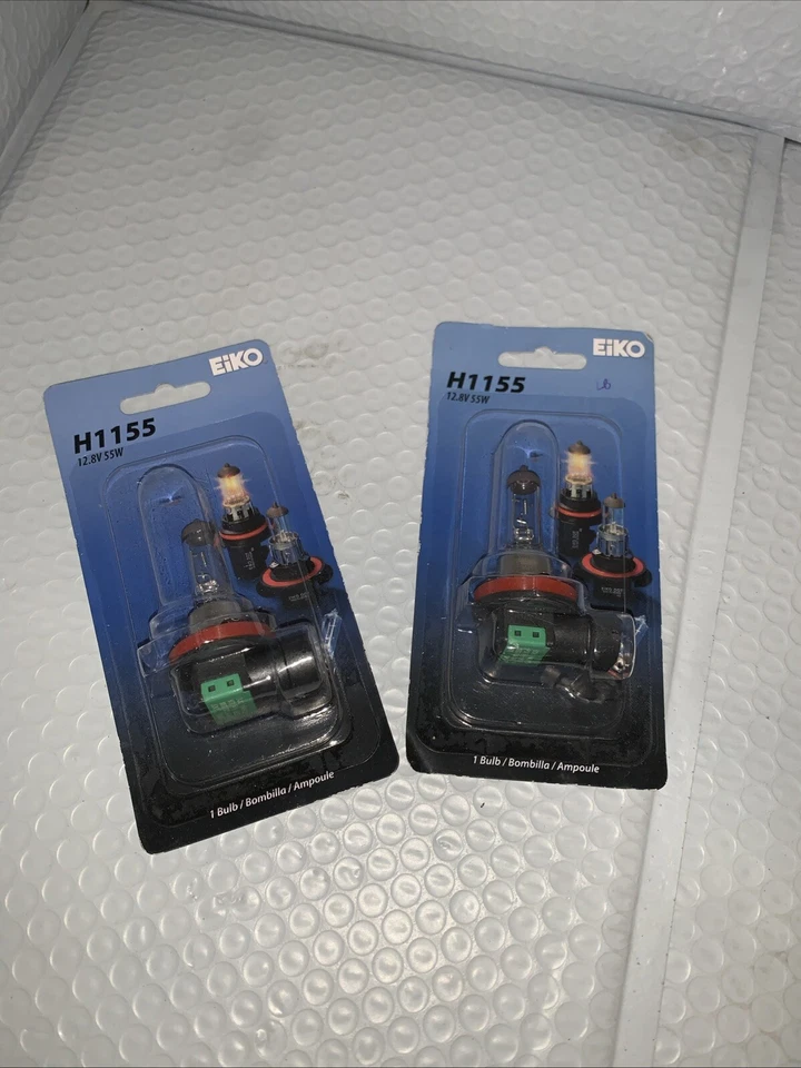 LOTE DE 2 - Original Eiko H1155-BP Faro Bombilla Halógena Estándar Foto 1 de 3