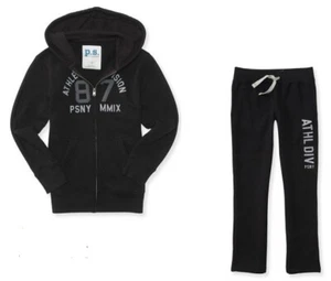 NWT BOYS AEROPOSTALE P.S. KIDS 2 PIECE OUTFIT ZIP UP HOODIE PANTS SIZE 4 - Picture 1 of 1