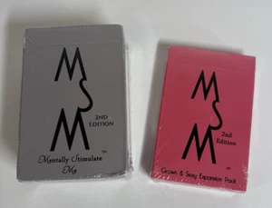 Mentally Stimulate Me Card Game 2nd Edition + Expansion Pack Derrick Jaxn - Picture 1 of 4