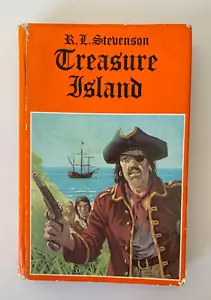 Treasure island by Robert Louis Stevenson 1982 Legendary Classics Book Hardcover - Picture 1 of 18