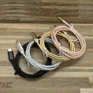 3,5mm Aux Typ C USB Kabel für Auto Stereo Adapter Audio Jack Samsung GB - Bild 1 von 13