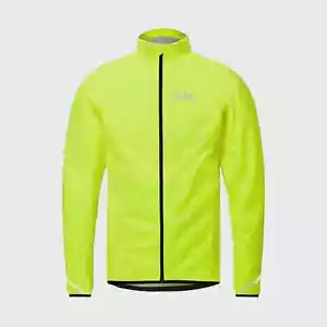 Fdx Mens Cycling Rain Jacket Waterproof High Visibility Running Top Rain Coat - Picture 1 of 6