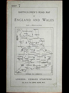 Bartolomeo's Four Miles To the Inch Road of England and Wales nuova serie - Foto 1 di 2