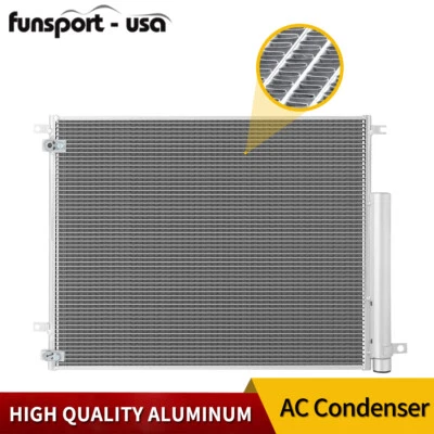 AC Condenser W/ Receiver Drier for 2016-2021 Honda Civic Coupe Sedan 2.0L l4 - Image 1 of 4